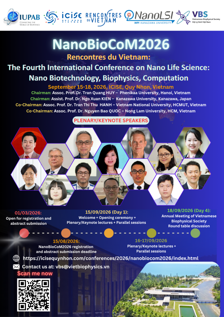 NanoBioCoM2026 – A New Milestone for Nano Life Science and Biophysics in Vietnam